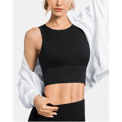 8Pcs Womens Sports Bra Crop Top High Neck Longline for Workout Yoga