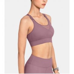 50Pcs Women Workout Clothing Mesh Back Adjustable Sports Bra Top Fitness