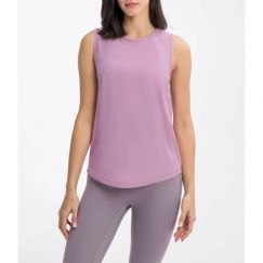 30Pcs Women Mesh Hollow Out Back Sports Vests Loose Sleeveless Yoga Tank Tops 