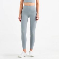 2Pcs High Waist Yoga Leggings With Pockets Women Solid Color Workout Pants 