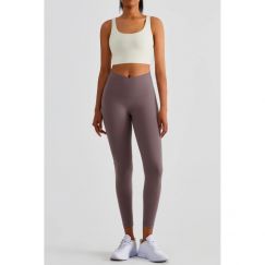 8Pcs Women Cross High Waist Sports Gym Pants Yoga Leggings 