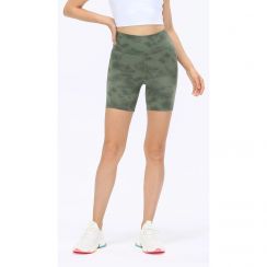 20Pcs Woman Short Tie Dye High Waist Gym Yoga Leggings With Biker 